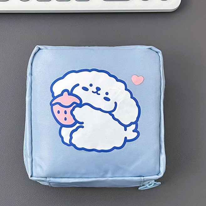 온다야 심플 파스텔 생리대 파우치