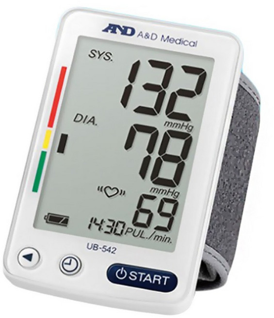 보령에이엔디메디칼 손목형 자동전자혈압계 UB-542, 1개