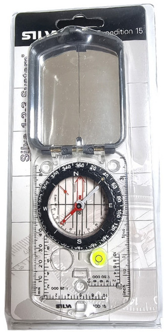 Silva 실바 익스페디션 15TDCL-360 나침반 (36848-8844), 1개, 단품