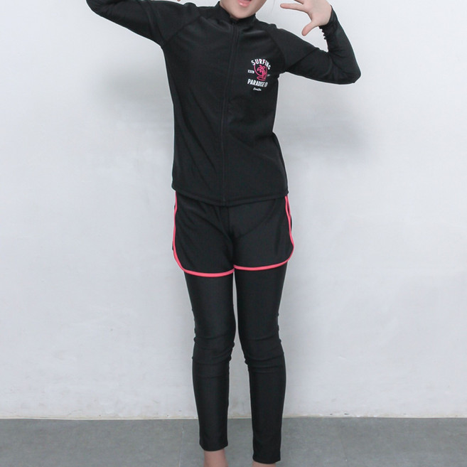 엠마클로이 여아 아동 주니어 집업 3종 래쉬가드 세트