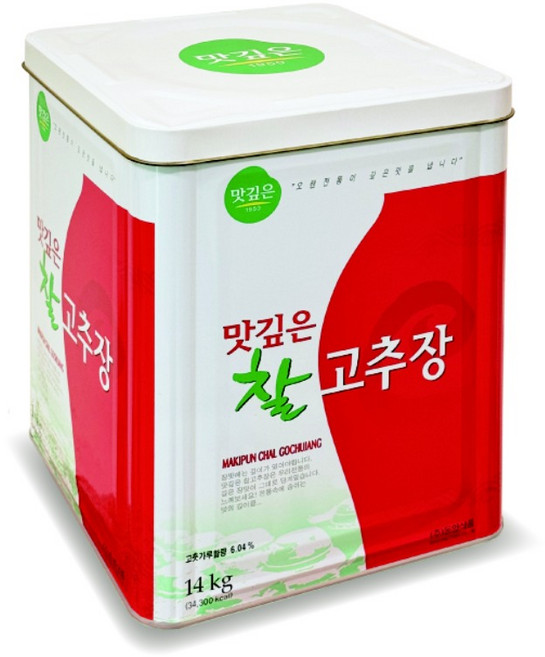 동양식품 SINCE1950 맛깊은 찰고추장, 14kg, 1개