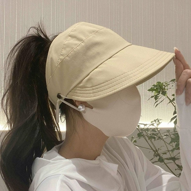 무이프 구름핏 자외선차단 모자 포니테일 골프