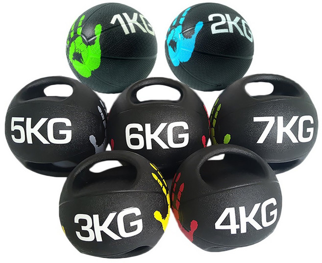 헬스몬 메디신볼 메디슨볼 슬램 웨이트 중량 헬스 1KG-7KG, 혼합색상, 3kg, 1개