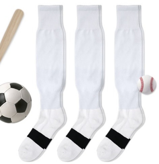 윌리엄리 남성 축구 야구용 스포츠 양말 3켤레