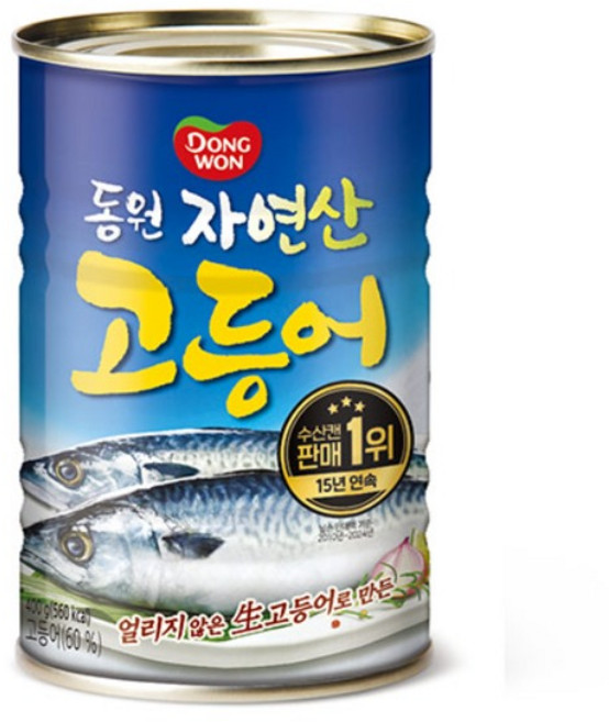 동원 고등어 원터치 통조림, 400g, 1개