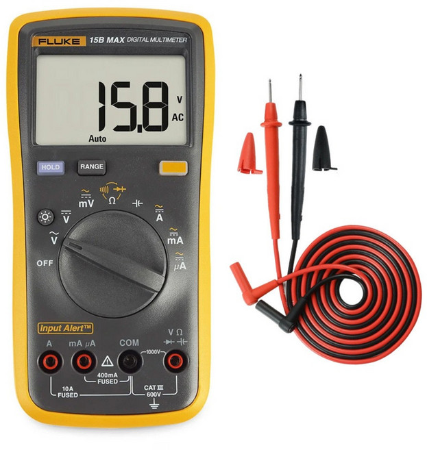 플루크 디지털테스터 Fluke-15B MAX-01 (TL75) 멀티미터, 1개