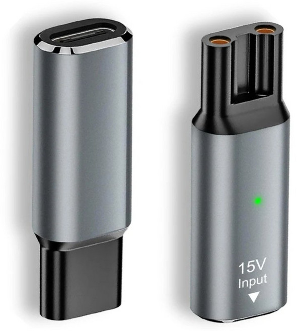 필립스 전기면도기 충전기 C타입 - 전제품 호환 여행용, 15V, 1개