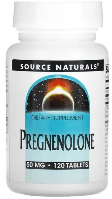 소스네츄럴스 프로그네놀론 50mg 캡슐 120정, 1개 - 쿠팡