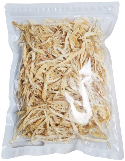 자연건조 깨끗하게 순살(No가시 No 뼈) 손질 된 최상급 황태실채 (속살채) 300g 순살황태채 누구나 안전하게 먹을 수 있도록 손질 되어 있습니다. 진도건해mall, 1개