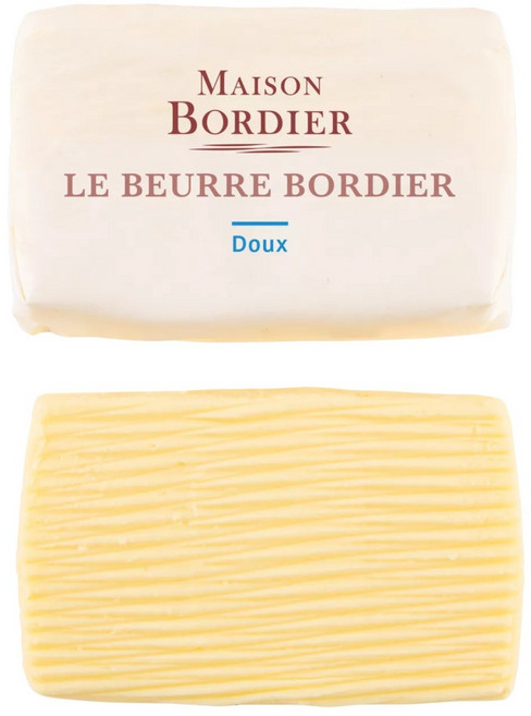 Le Beurre Bordier 프랑스 보르디에 무염 버터 125g, 1개