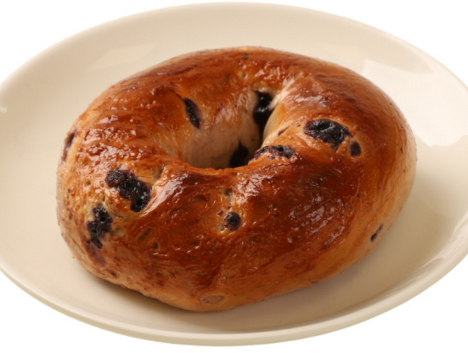 뉴욕 베이글 블루베리 맛 저칼로리 무지방 다이어트 비건 냉동, 12개, 113g