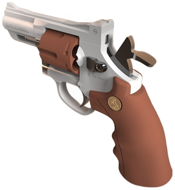 프랜디 ZP-5 파이썬 357 리볼버 권총 소프트건 스펀지 배그 강철부대, 리볼버20, 1개