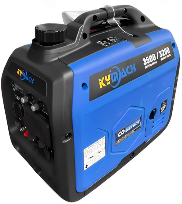 KYMACH KY3500I靜音變頻發電機 配備二氧化碳安全斷路器 支援兩台串聯輸出, 1個