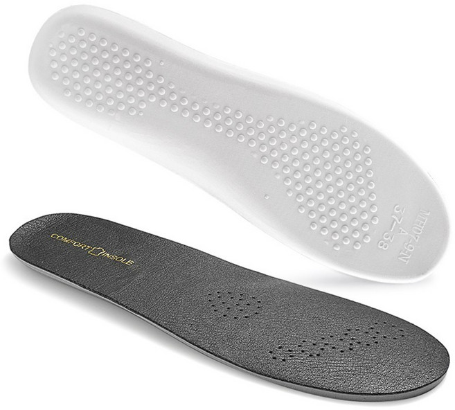 1+1 편안한 남성용 소가죽 라텍스 깔창