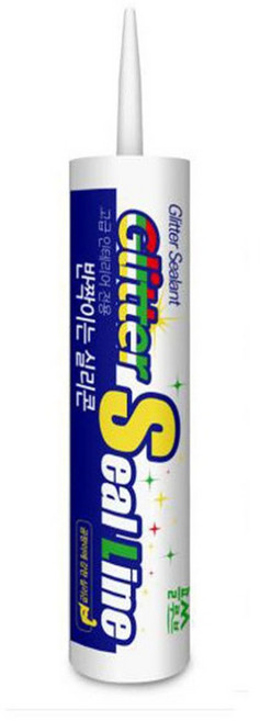 반짝이펄 실리콘 실버 욕실 주방 줄눈 코팅제 타일 줄눈 실리콘 (수량당 증정), 1개