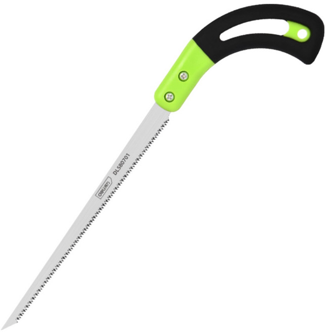 델리툴즈 쥐꼬리톱 미니 톱 실톱 목공 PVC 석고 보드 절단, 쥐꼬리톱 (DL580701), 1개