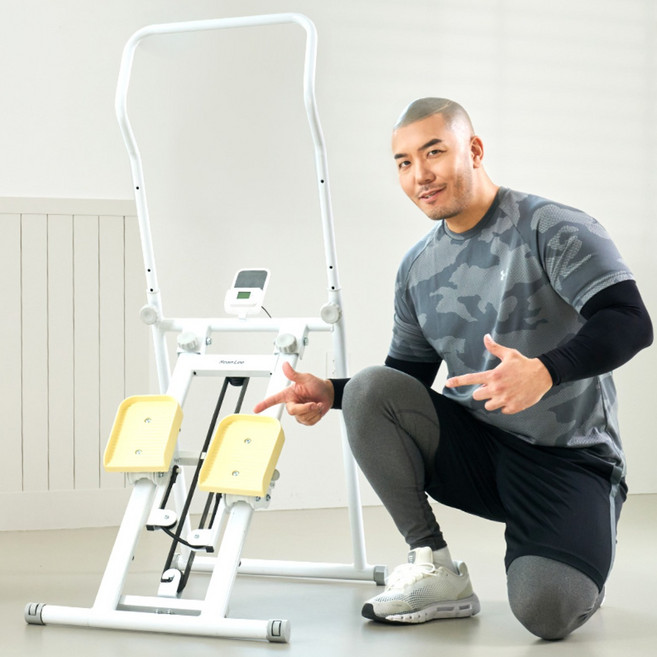 숀리 천국의 계단 스텝밀 스카이 스텝퍼 클라이머 가정용 하체 운동 기구 오르기, 화이트