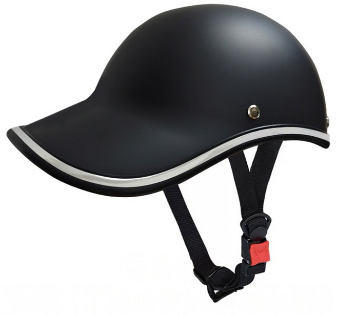 BEST 어반 초경량 야구캡 안전헬맷 스쿠터 자전거 스케이트보드 라이딩 캡 5시건, 무광블랙