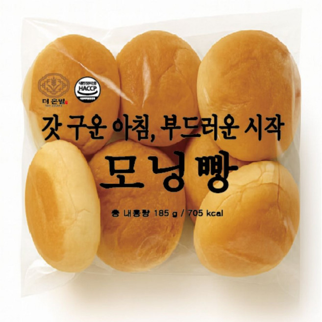 오븐레터 부드러운 모닝빵, 3개, 185g
