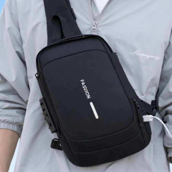 다온리빙 해외여행 잠금 도난방지가방 방수 크로스백