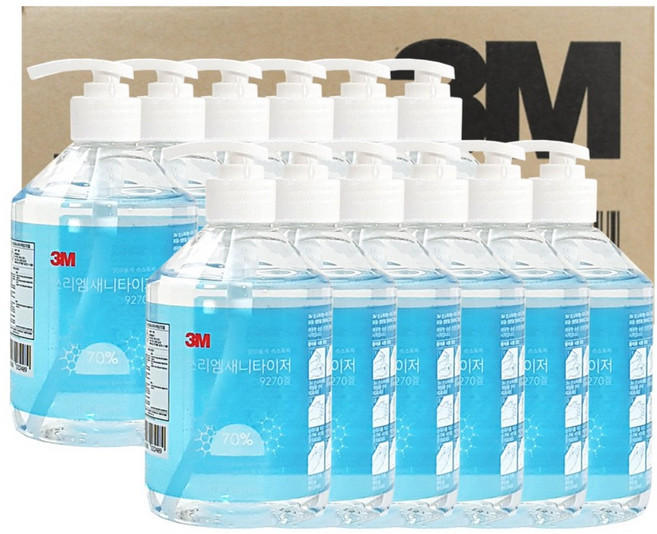 3m NEW 새니타이저 손소독제, 500ml, 24개