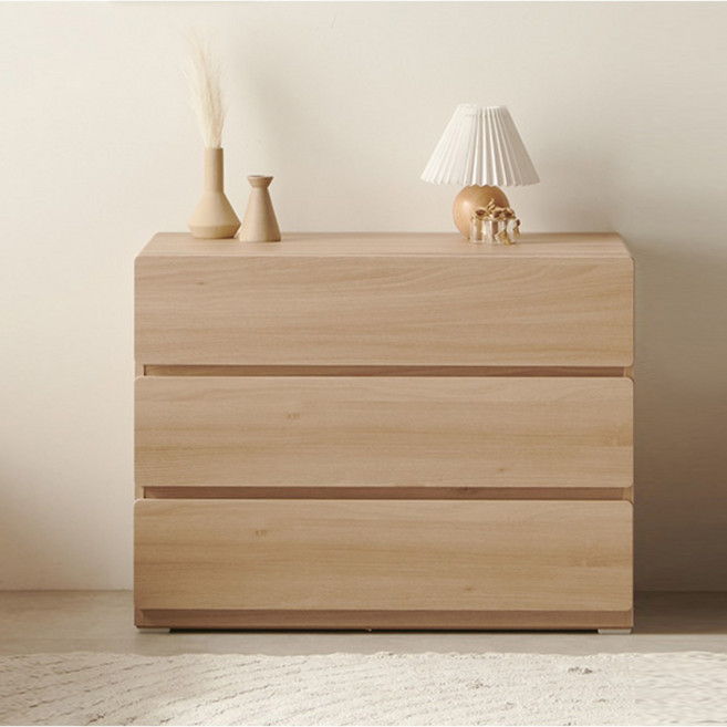 보루네오 엘리브 요미 800 3단 서랍장 js057-1, 크림오크