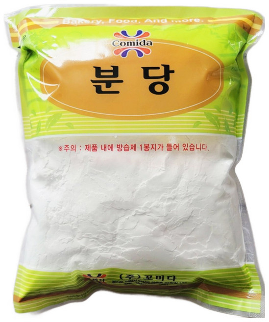 분당(1kg)(슈가파우더 설탕100% 전분미함유), 1kg, 1개