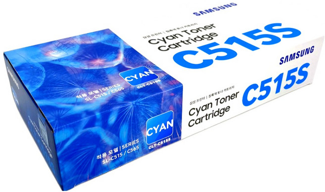 삼성전자 컬러 레이저프린터 토너 CLT-C515S/TND, 사이안, 1개