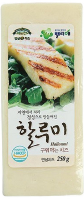 임실치즈 밸리애 구워먹는치즈 할루미 250g 캠핑 필수 간식, 4개