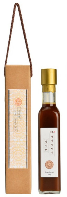 강미혜 안동 생강이야기 생강진액 보틀형 병제품 250ml 300g, 1개, 1개입