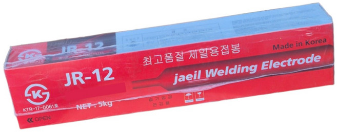피복 전기 아크용접봉 JR-12 3.2mm 5kg 한통 일반철 연강용 6013, 1박스, JR-12/3.2mm 5kg