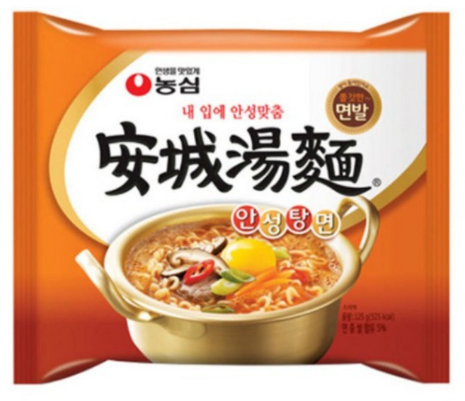 농심 안성탕면 봉지라면, 25개