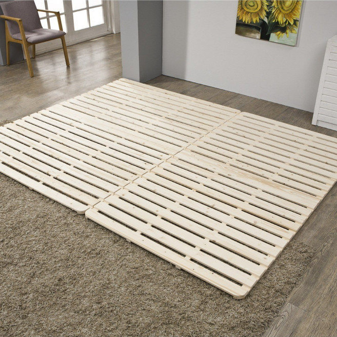 선물 소나무 원목 매트리스 침대깔판 (깔판형), 네추럴