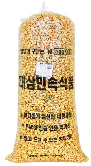 대삼민속식품 마카로니뻥튀기 대용량 옛날과자, 3.5kg, 1개