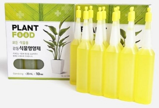 식물영양제 (10개입) 복합비료 식물영양앰플 화초영양제, 10개, 35ml