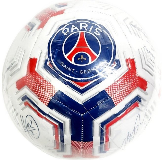 PSG 파리생제르맹 엠보축구공 음바페 이강인 사인볼, 화이트/SE-02, 1개