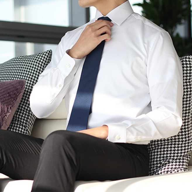 어셔츠 면 100% 100수 정장 남성 와이셔츠