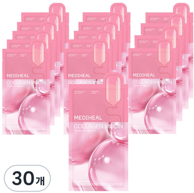 메디힐 콜라겐 뮤신 에센스 마스크팩 20ml, 1개입, 30개
