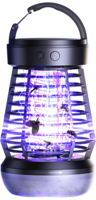 2025년형 NUNUHANA LED 자외선 모기퇴치기 DM56, ZXS-F4406(블랙)