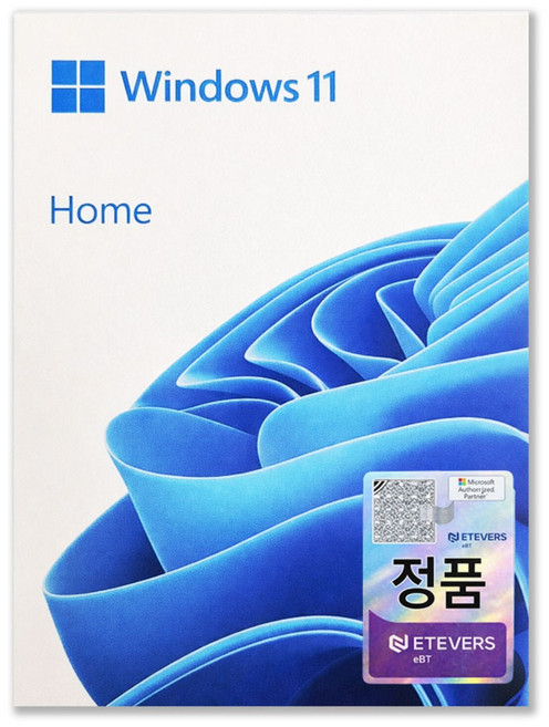 [한국정품인증점] 마이크로소프트 윈도우11 Home FPP 처음사용자용 정품인증키 USB 포함 MS Windows11 Home, 윈도우11 Home (HAJ-00095 )