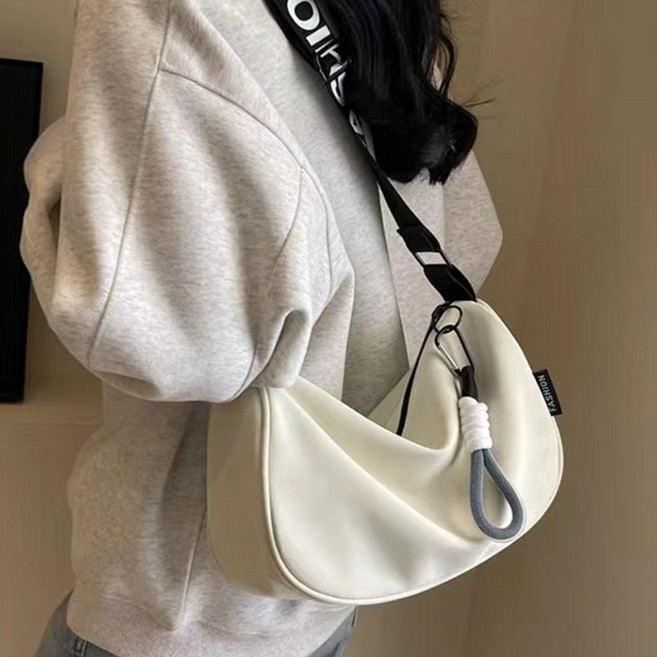 진루이 가벼운 미니 크로스백 여성 반달 숄더백