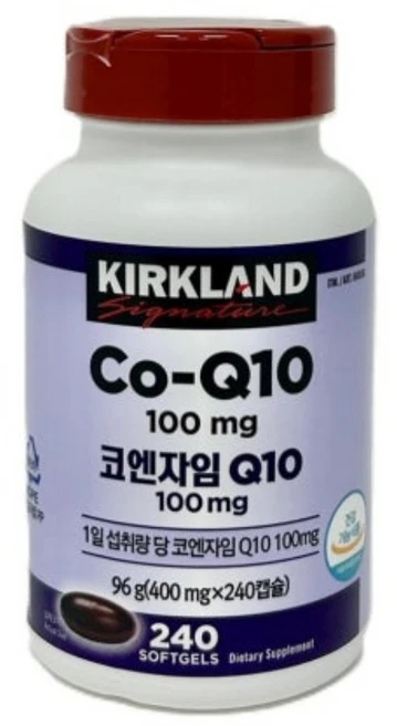 커클랜드 시그니춰 코엔자임 Q10 100mg 코스트코, 1세트 - 쿠팡