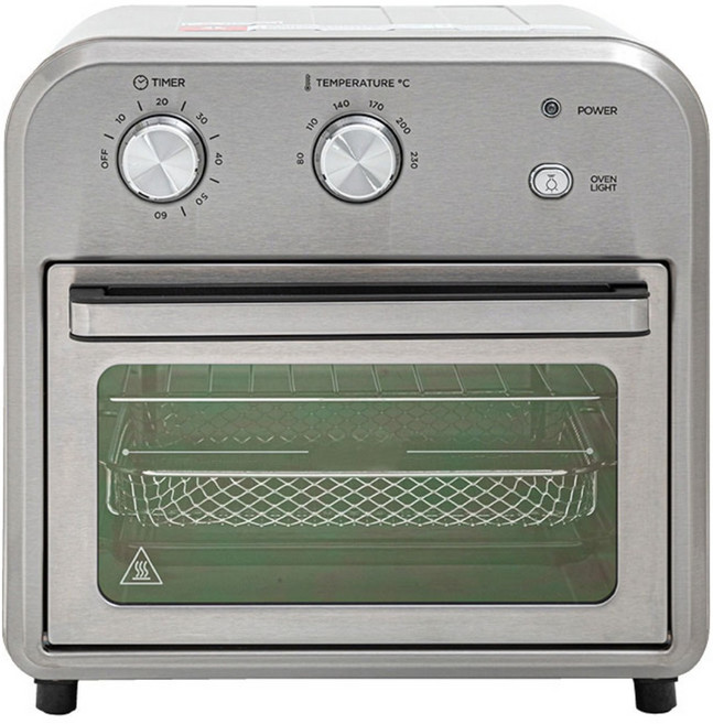 보랄 더 셰프 스텐 에어프라이어 오븐 14L, HNZ-BW330AF, 실버