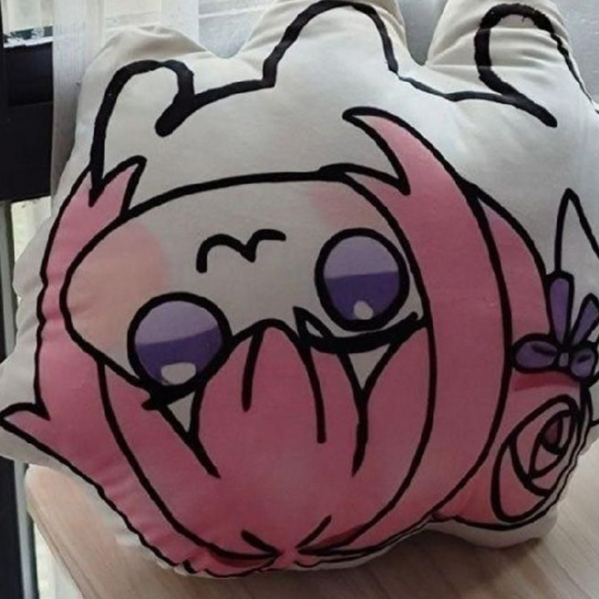 비브랜드 도로롱 피규어 굿즈 쿠션 인형 45cm 호환, 기본쿠션+키링