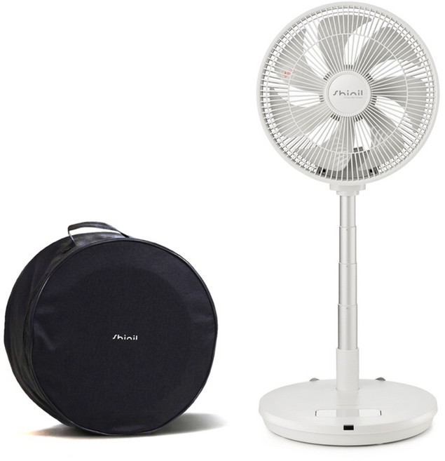 신일 무선 서큘레이터 선풍기 캠핑 휴대용 폴딩팬 (케이스 포함) SIF-FD12IV 아이보리
