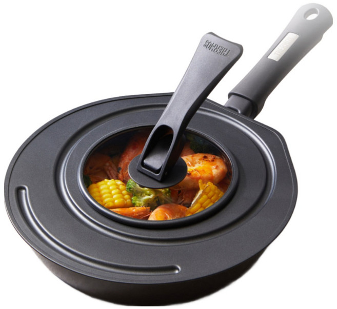 써모스 접이식 스탠딩 멀티뚜껑 KLC-002K 20cm 24cm, 써모스 멀티뚜껑 KLC-002K