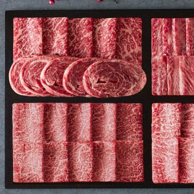 1++명품 암소 한우 800g 투뿔 꽃등심 안심 채끝 모듬세트 구이용, 꽃등심400g + 안심400g HHMO6, 1개