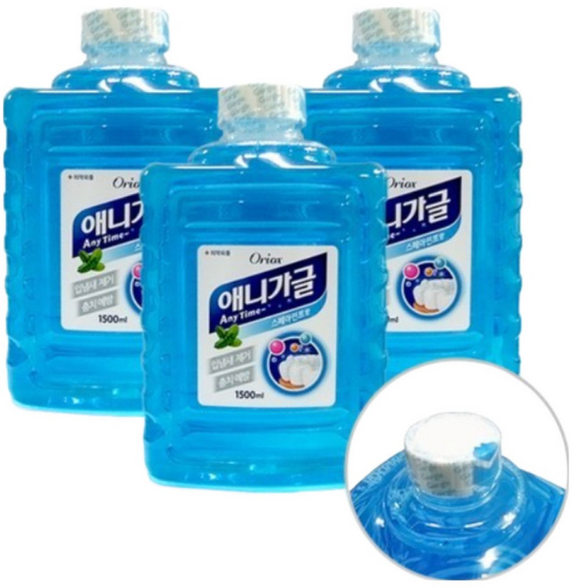 오릭스 애니가글 구강청결제, 1.5L, 6개