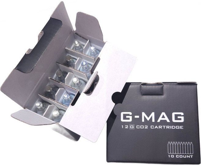 8위 - GMAG 12g co2 카트리지 비나사산 가스건 에어소프트, 20개