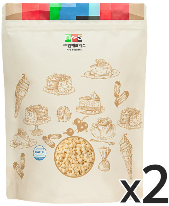 NFS 소보루 크런치 1kg 2개세트, 2개